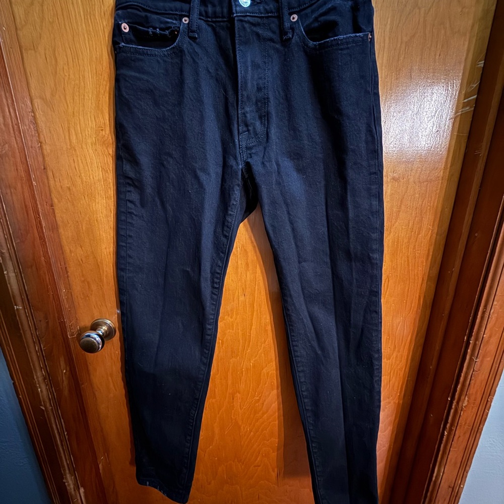 Abercrombie & Fitch Men's Black Straight Jeans